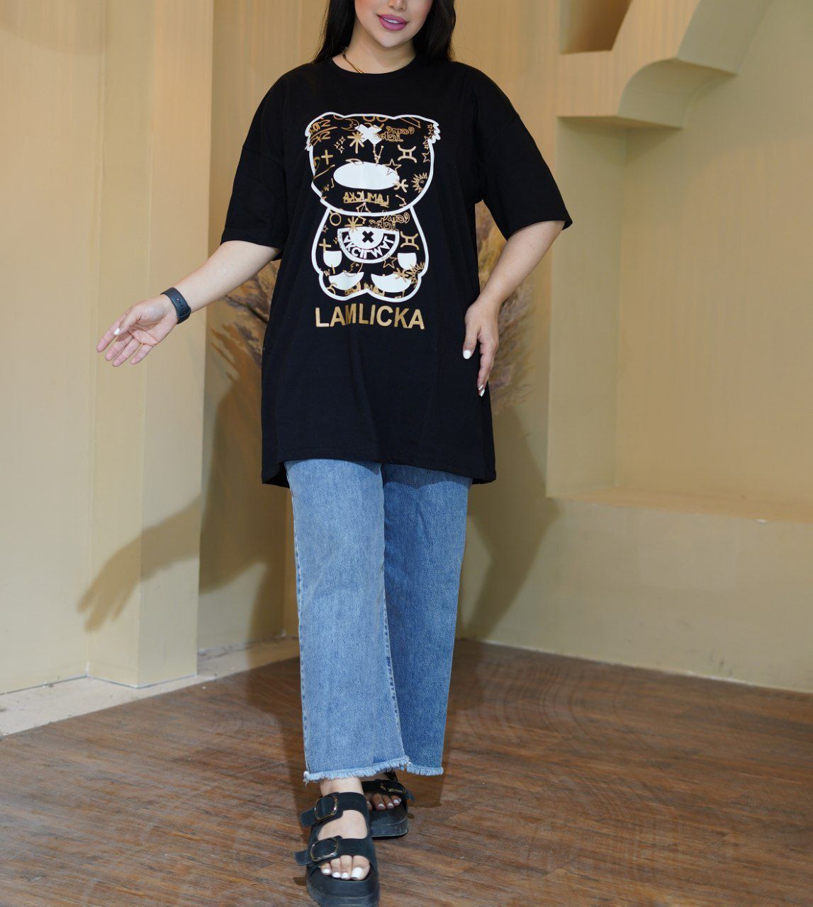 لانگ Lamlica مشکی تکفروشی