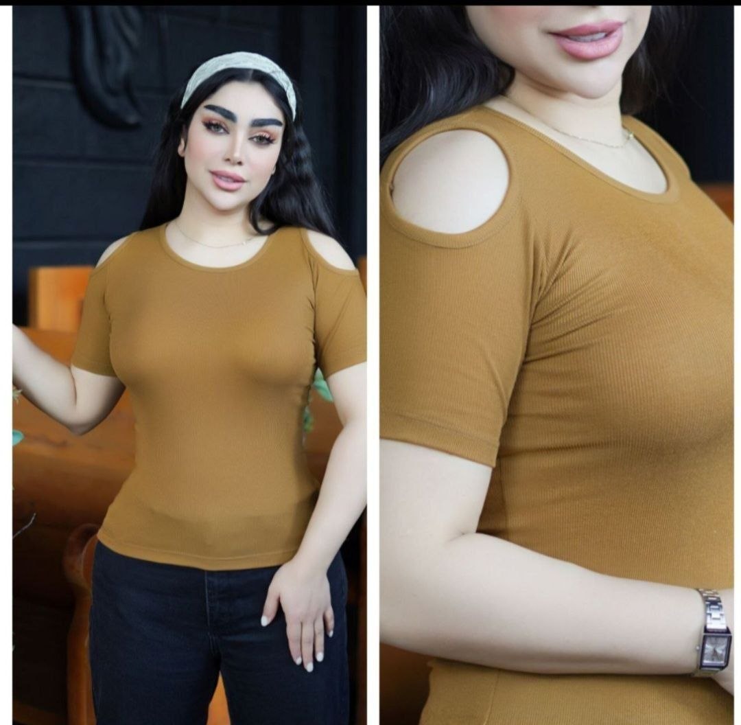 تیشرت سرشانه باز عمده